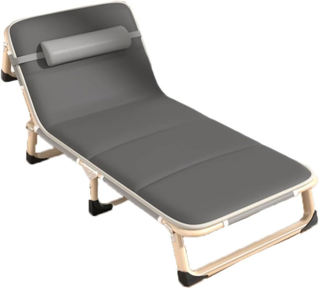 折りたたみ式シングルベッド、折りたたみ式ランチ休憩、自宅仮眠用リクライニングチェア、ポータブルオフィス用シンプルキャンプベッド (1)