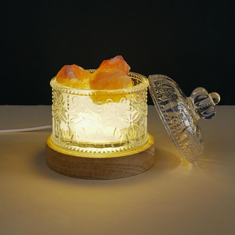 天然クリスタル原石 火を使わないアロマセラピーディフューザー 寝室 USB ナイトライト フレグランス ..