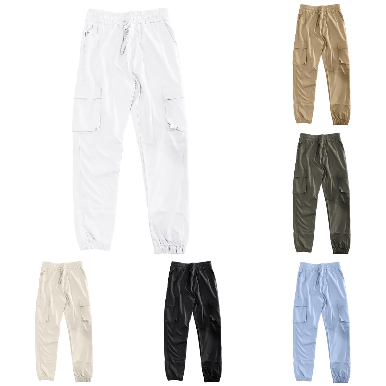 カーゴパンツ メンズ 春秋 アウトドア マルチポケット ゆったり スポーツ カジュアル アンクルパンツ 作業着 ズボン 大きいサイズ ワークパンツ 作業服 多機能 ボトムス ギフト プレゼント 通勤