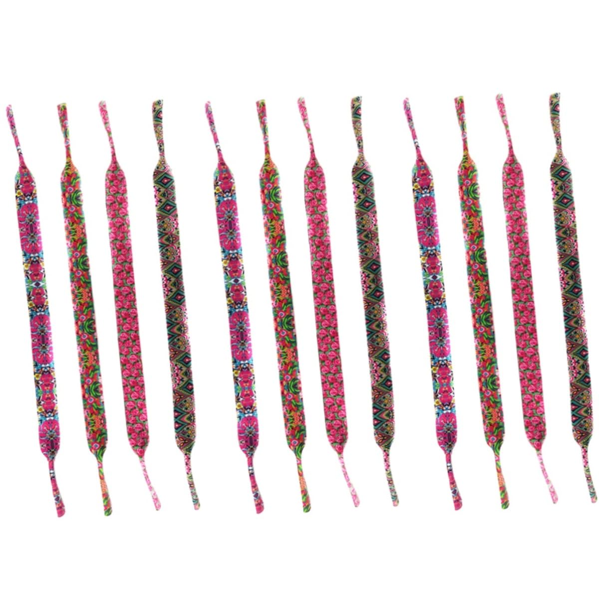 [] スポーツサングラスストラップ ファッショナブルな花柄 ユニバーサル対応 軽量ポリエステル フィッ..