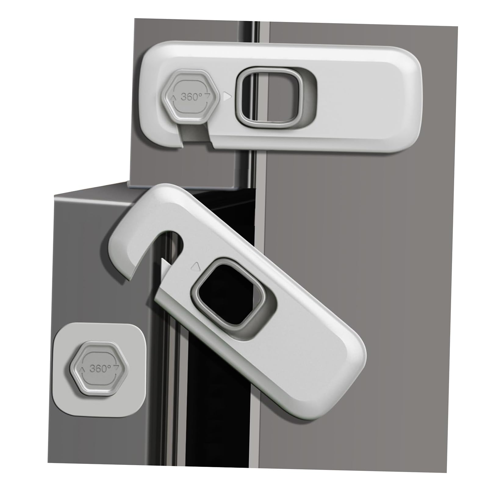 チャイルドプルーフ ベビーガード チャイルドロック 冷蔵庫ロック 子供用 冷蔵庫ロック 冷蔵庫ロック ..