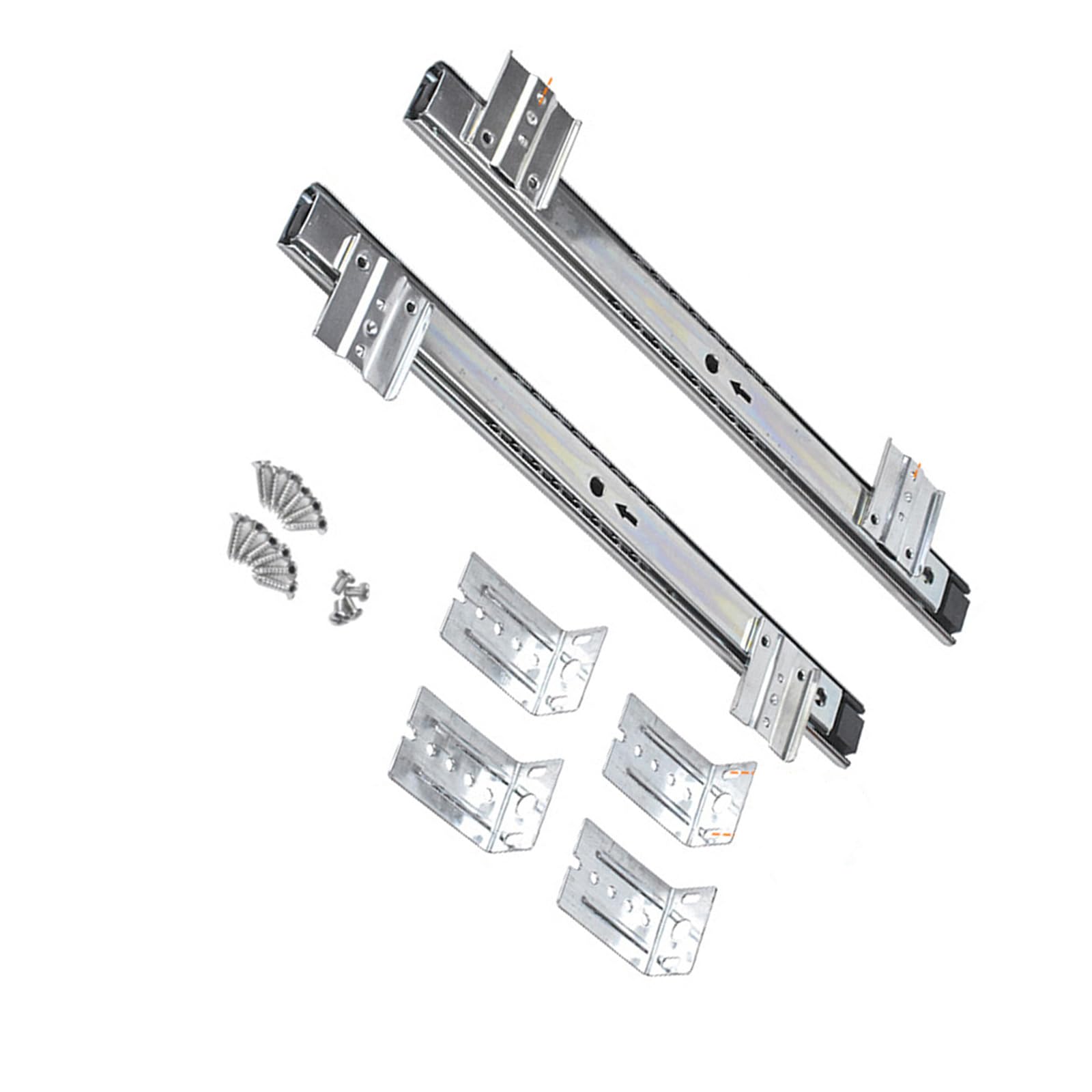 デスク下 レールラックセット デスクラック 収納ラック スライダートラック キーボードトレイ スライド..