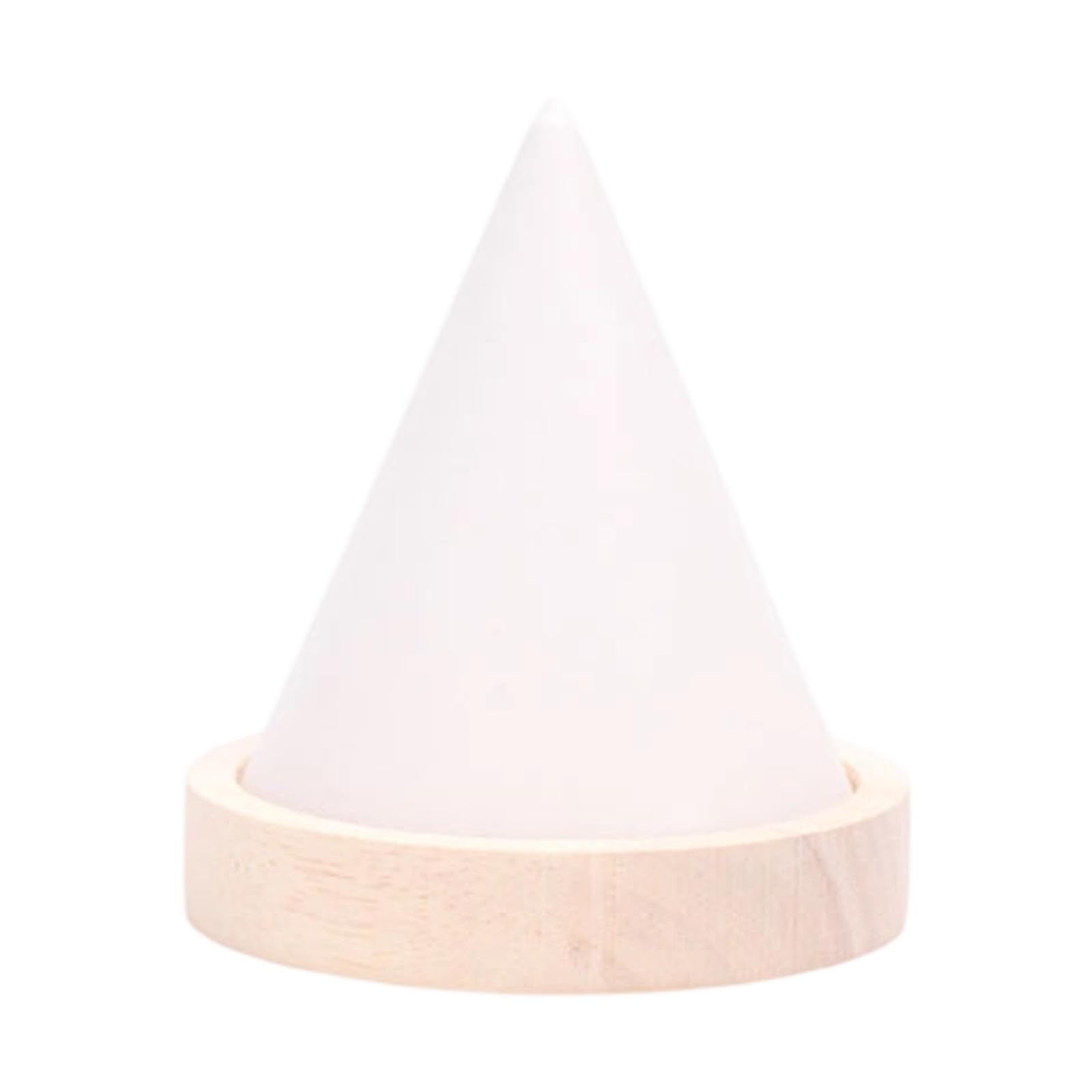 ジュエリーホルダー 木製リングホルダー 手作り 省スペースショーケース ジュエリーディスプレイスタンド ネックレス 小物 ナイトスタンド ショップ, 白