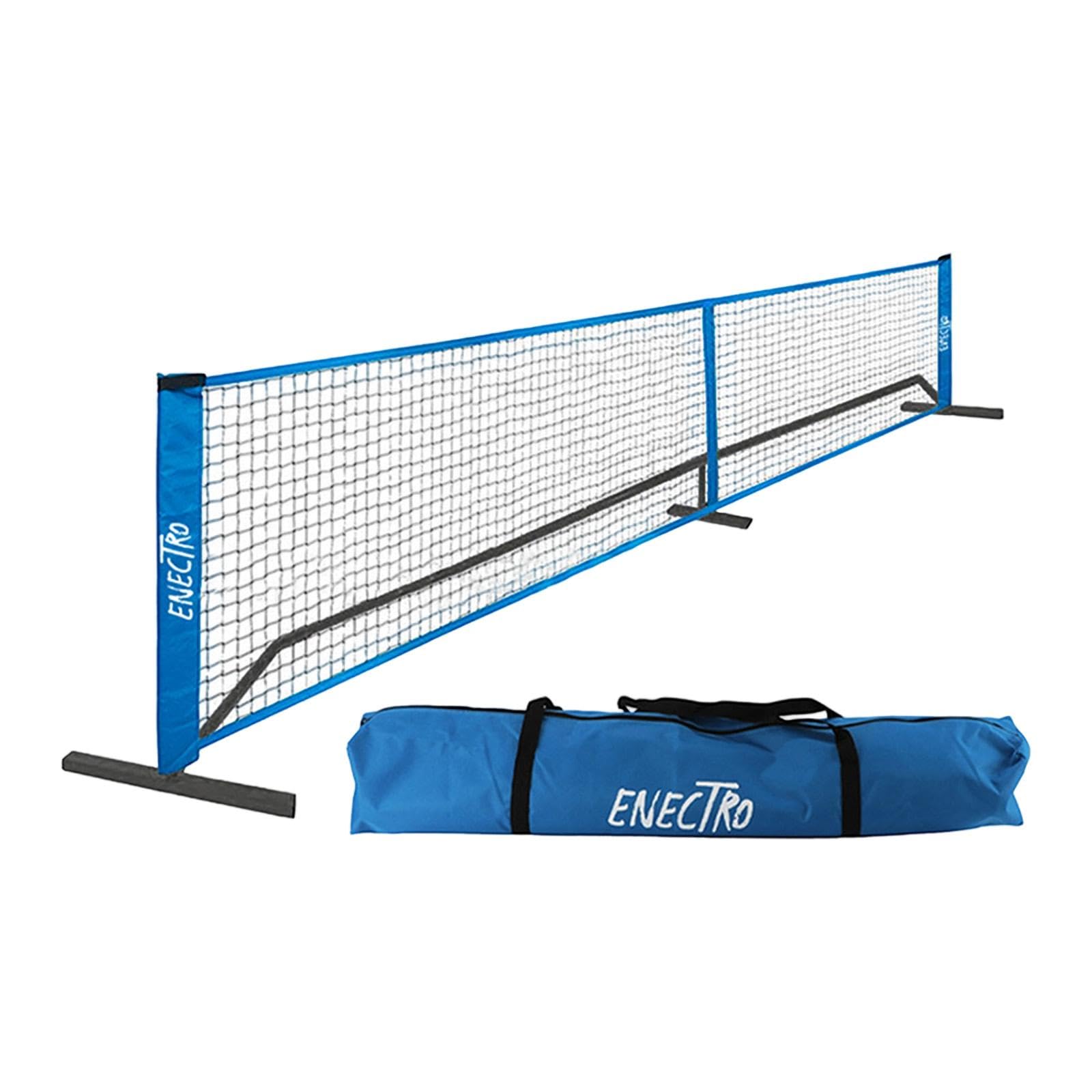 ポータブル ピックルボール ネット 22フィート ヘビーデューティー 収納バッグ付き ピックルボール ネットセット ゲーム レクリエーション プレイ 車道 裏庭用(3)