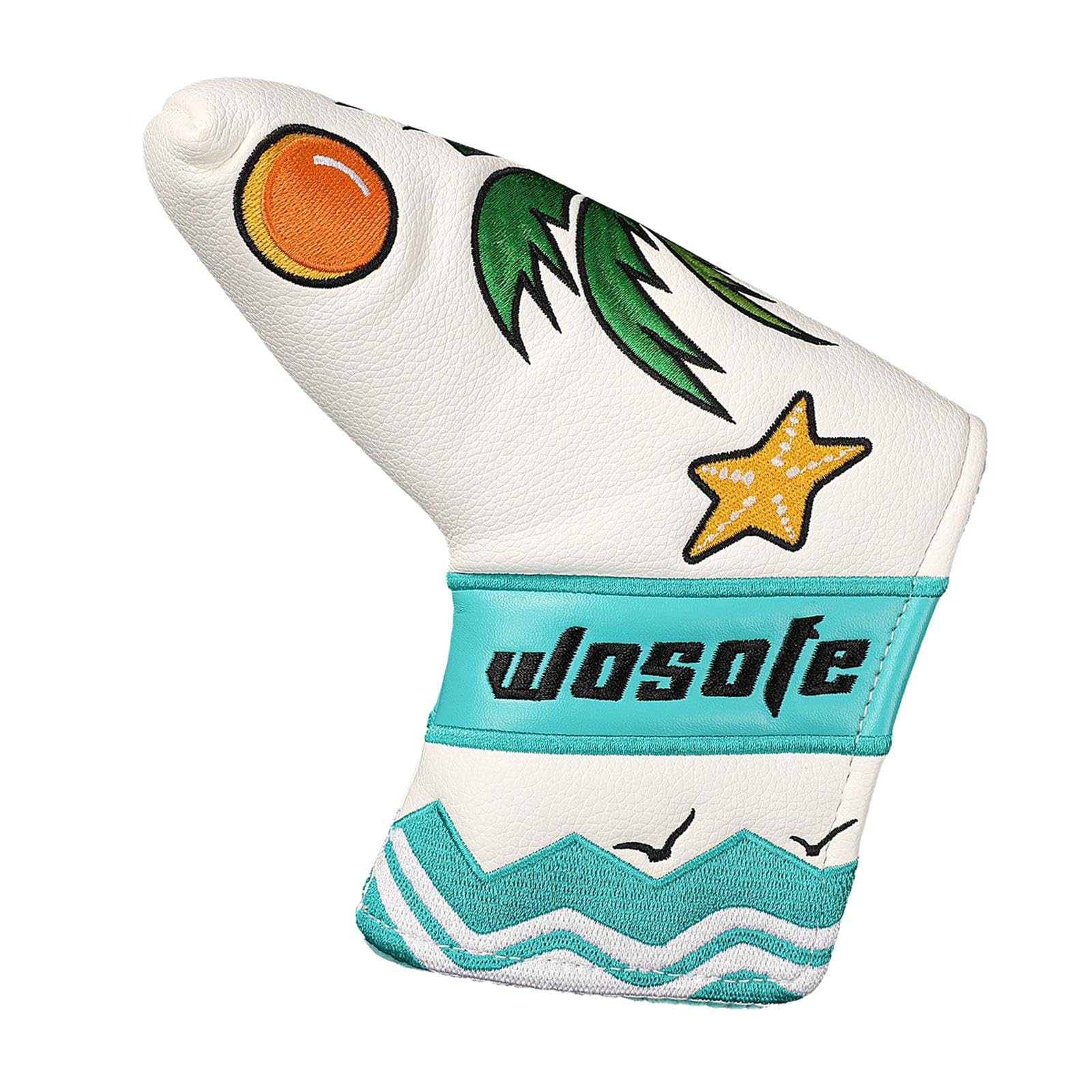 ゴルフパターカバー ポータブル ゴルフパター保護ガード ゴルフアクセサリー