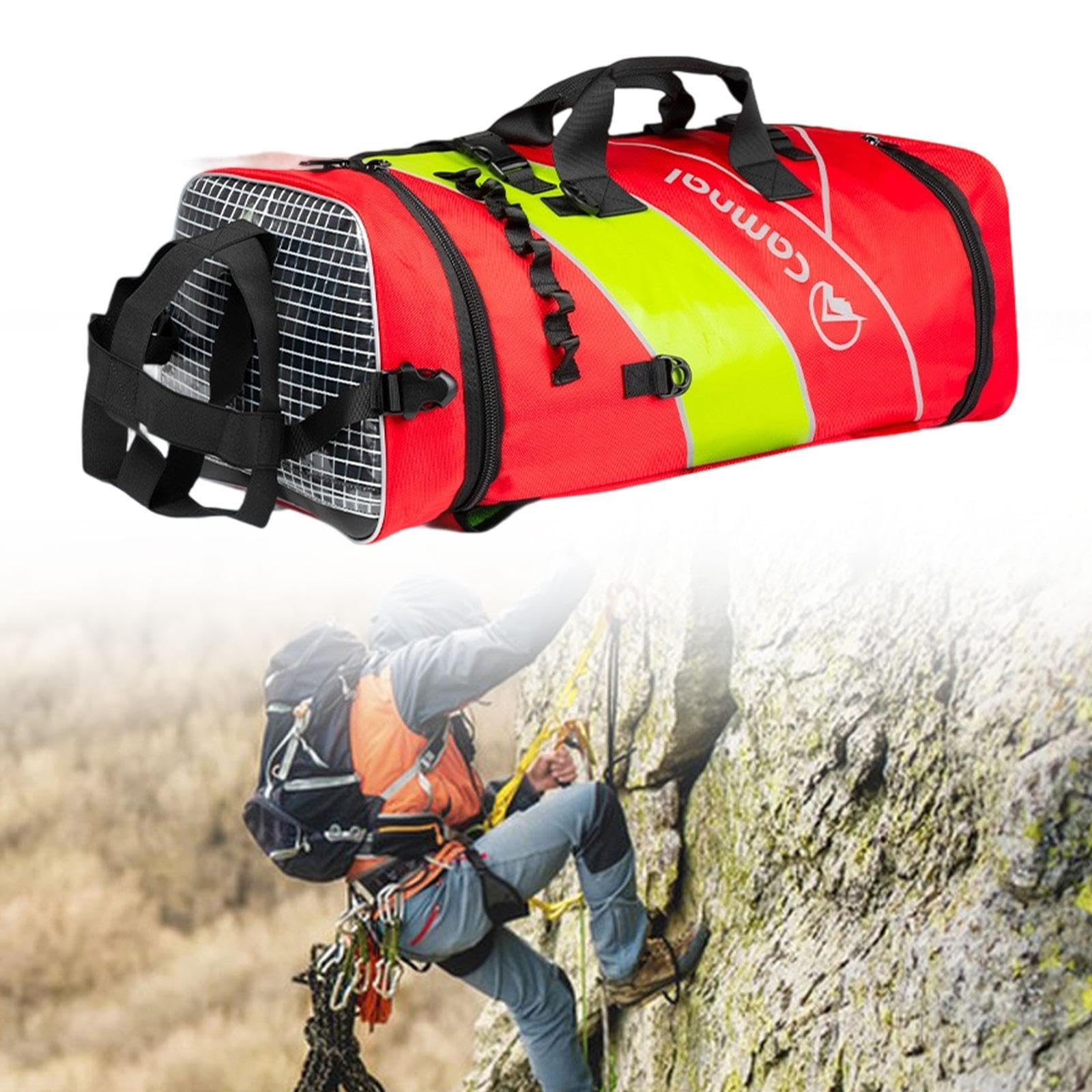 ロープ収納バッグ アウトドア用バックパック オックスフォード布製 装備バッグ キャンプ ハイキング ラペリング