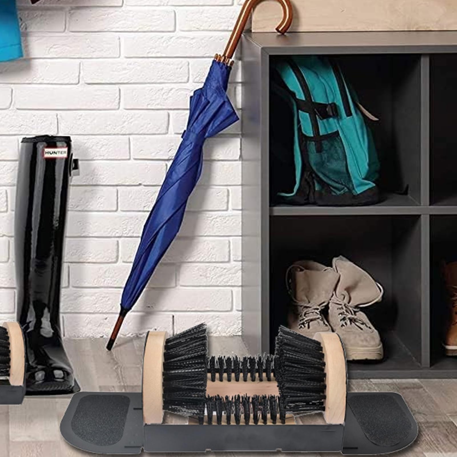 ブートアンドシューズブラシクリーナースクレーパー - ヘビーデューティーアウトドアマッドリムーバー|..