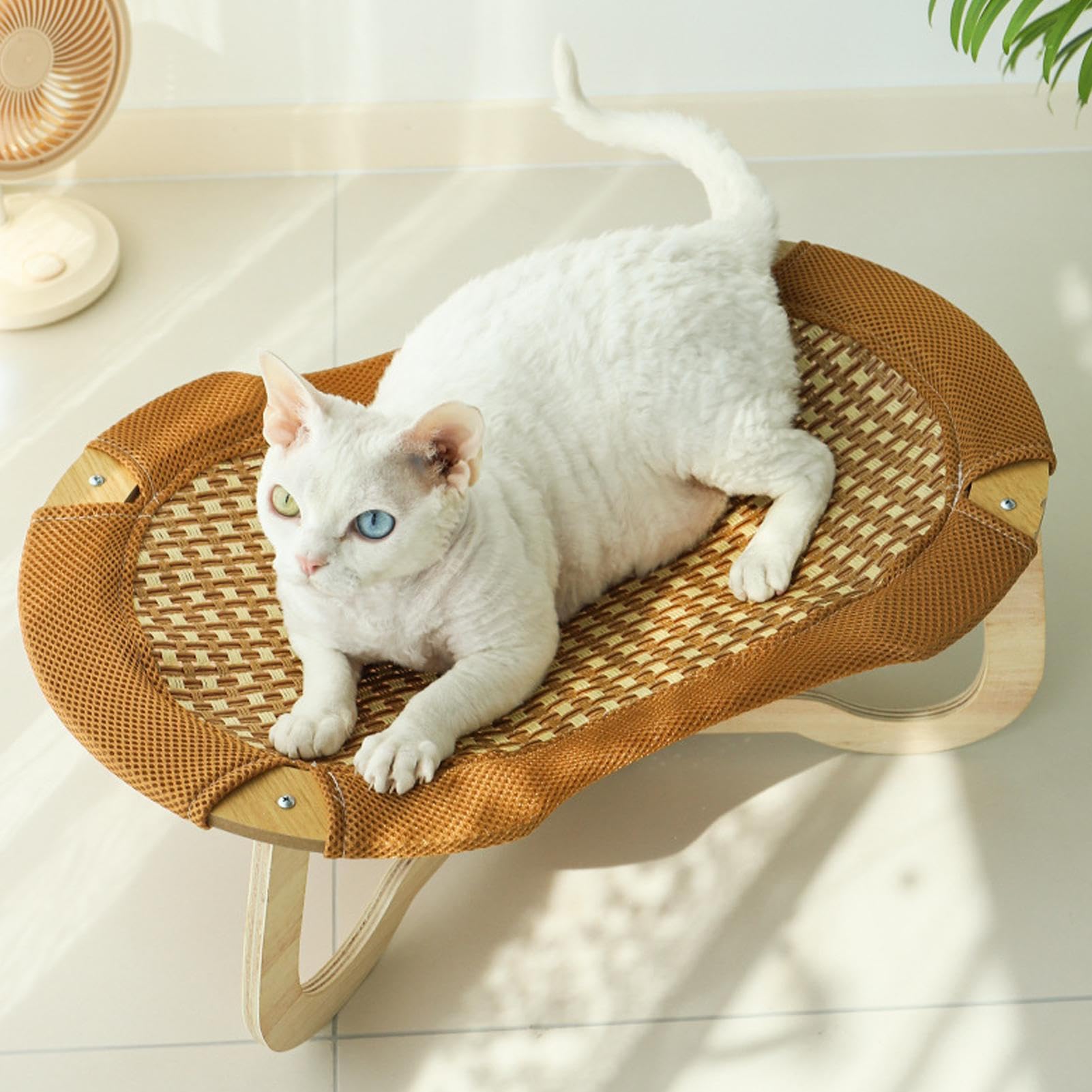 ラタン 猫 チェア - ラタン 猫用 ク