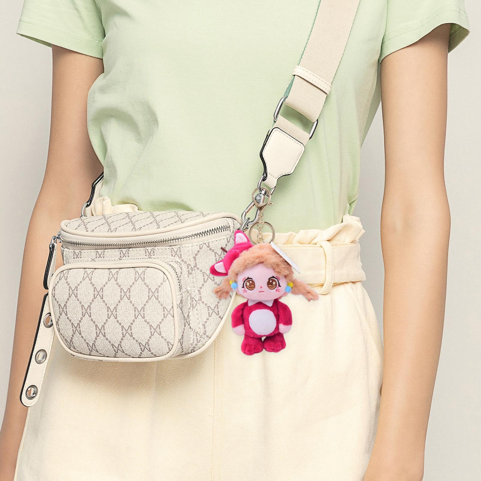 キーチェーン女性かわいいぬいぐる