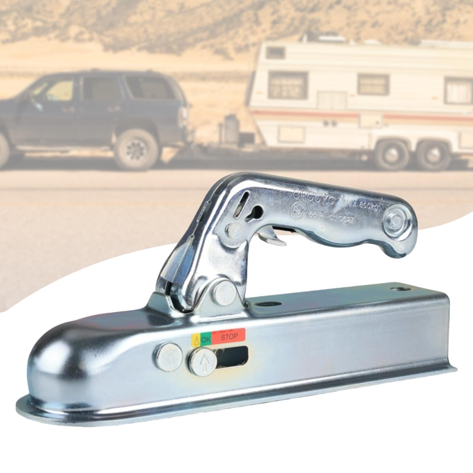 トレーラートラック用ブレーキなしストレートタング用トレーラーカプラー(3)