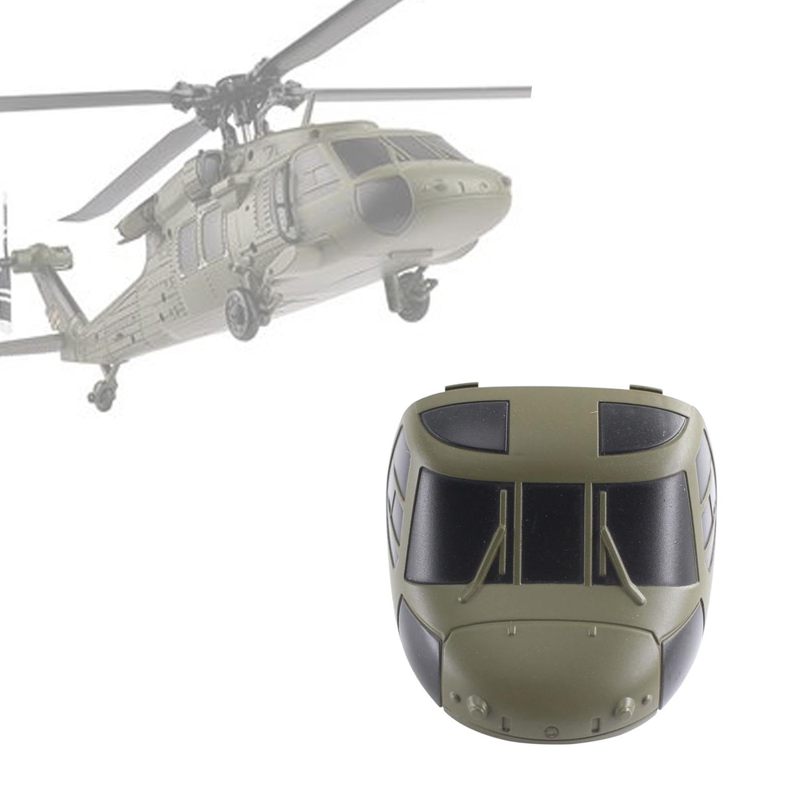 RCヘリコプターヘッドカバーヘリコプターDIYアクセサリーのアップグレード