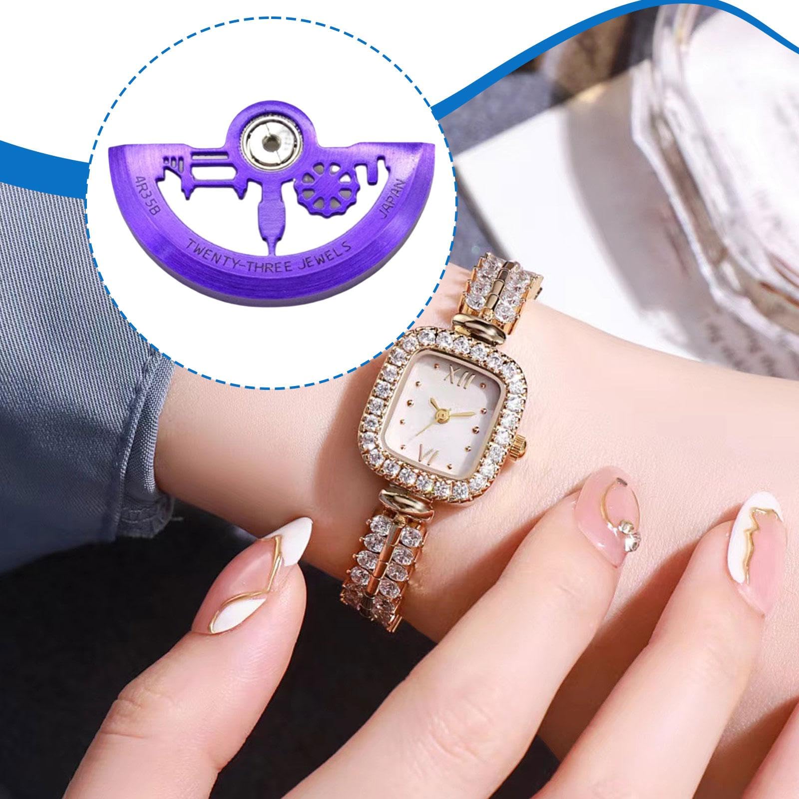 腕時計自動巻きローター 銅製 時計職人用 メンテナンス 交換部品 アクセサリー NH34、NH35、NH36、NH38..