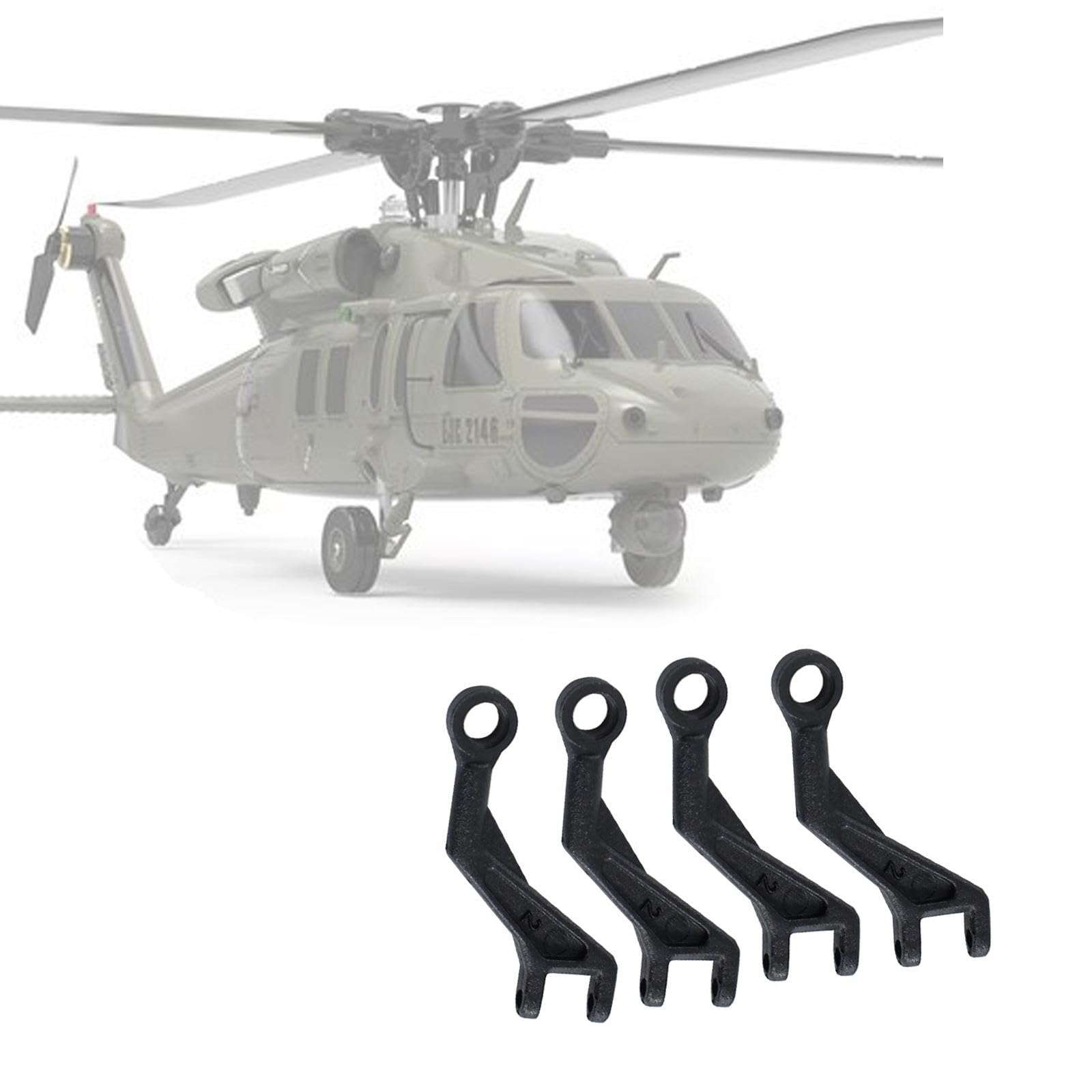 4ピース/個 RCヘリコプターリンケージWLTOYS K170アクセサリーのコンパクトな軽量