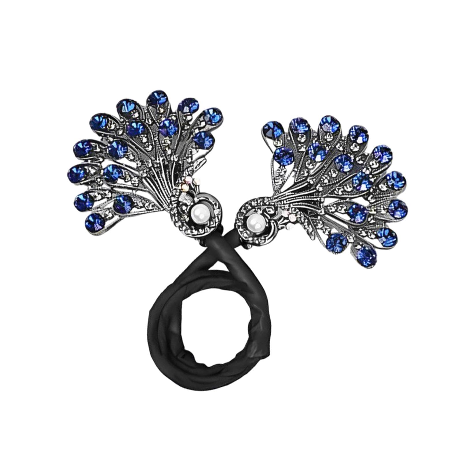 おだんごヘア女性ラインストーンカーラー見事なヘアバンドヘアツイストメーカーヘアアクセサリースタイ..