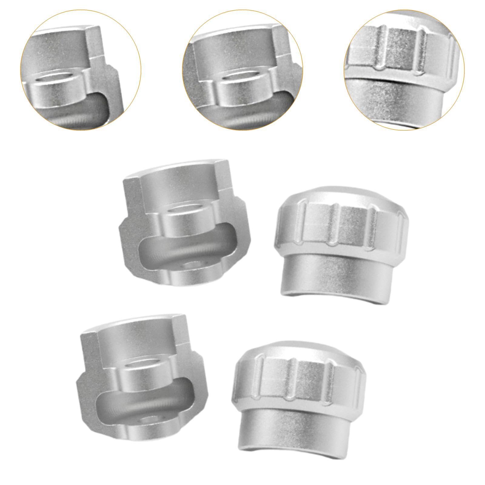 4x 1/8 1/7 ショックキャッププロテクター RC ショックアブソーバーキャップアクセサリー 衝突防止キャ..