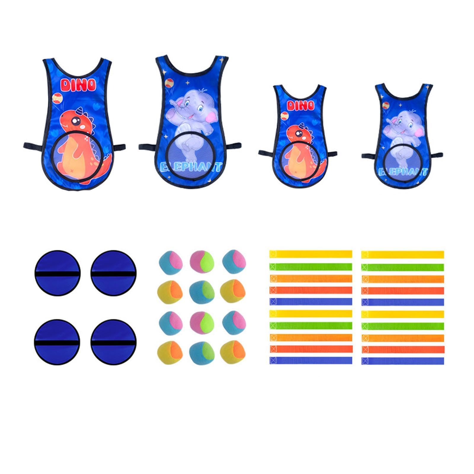 ドッジボールゲームセット トスゲーム 遊び場おもちゃ 感覚統合トレーニングのための屋外アクティビティ