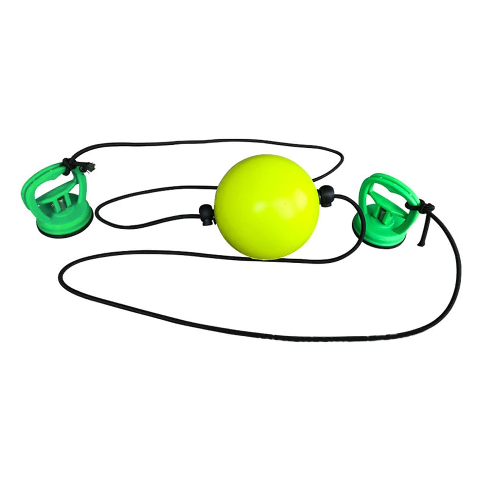 リフレックスボール 強力吸盤付き スピードパンチングボール 高さ自由調節 MMAトレーニングギア 手と目..