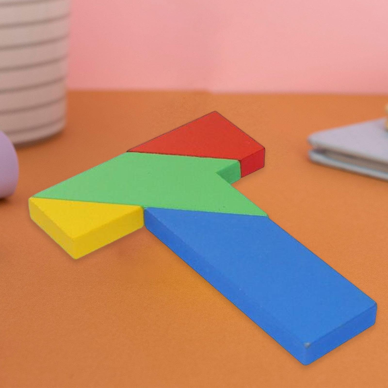 木製パズルゲーム 木製パズルパターンブロック 知育玩具 クリエイティブポケットパズル 誕生日プレゼン..