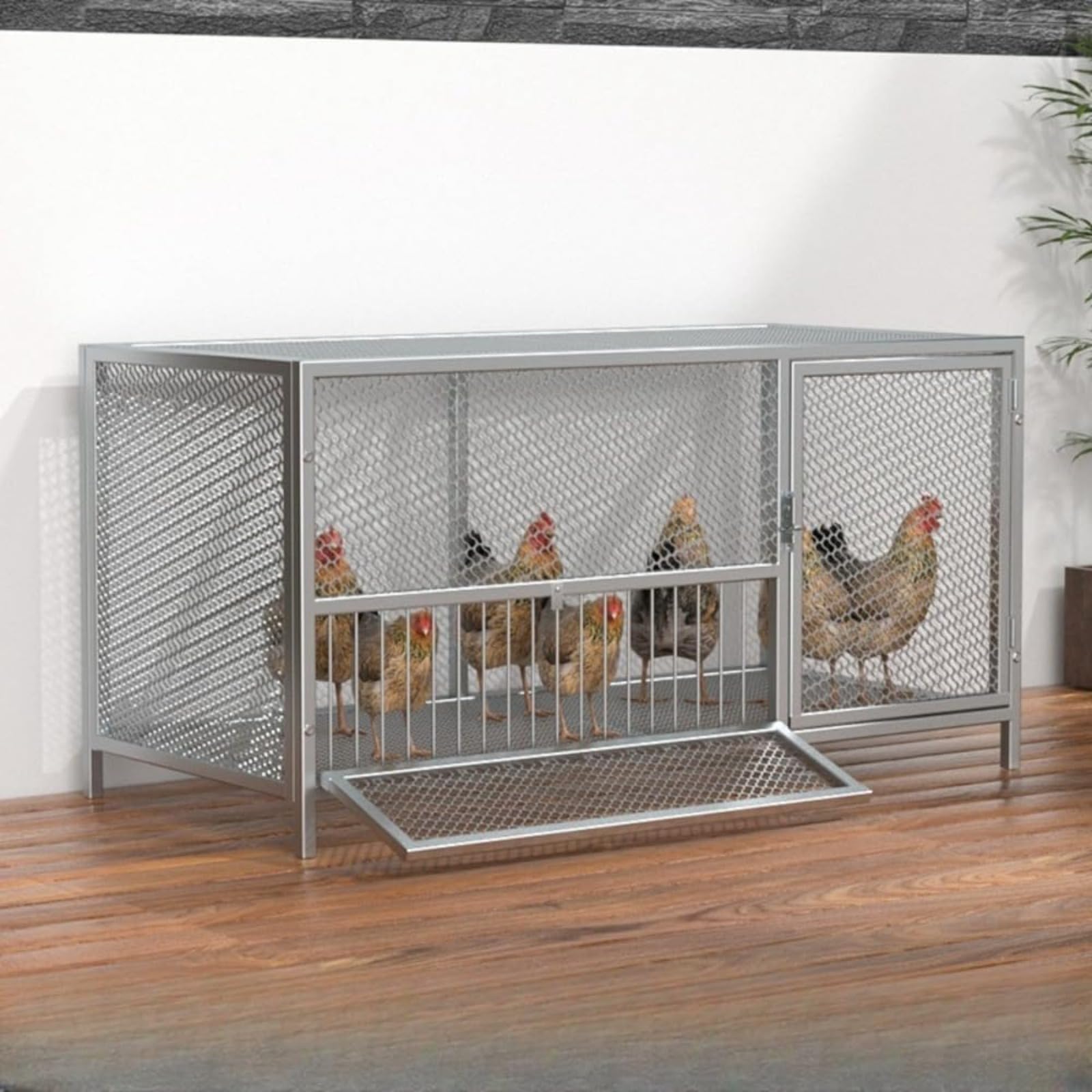 鶏 ケージ 鶏小屋 家庭用 アヒル ガチョウ ウサギ 飼育 厚手 暗号化 ネズミ対策 メッシュ ウサギ小屋 ..