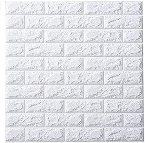 3D壁紙レンガ 立体壁紙 クッションレンガ リメイクシート 77cmx70cmx8mm 厚手 大判 初心者一人でもOK ..