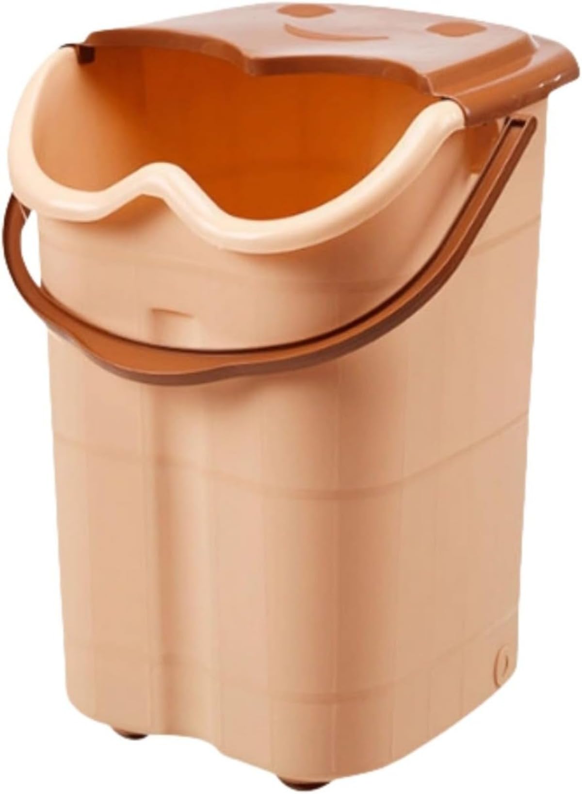 足湯 足湯バケツ フットバス 足湯器 深めの 足洗い台 ひざ上 ふくらはぎ 保温 プラスチック マッサージ..