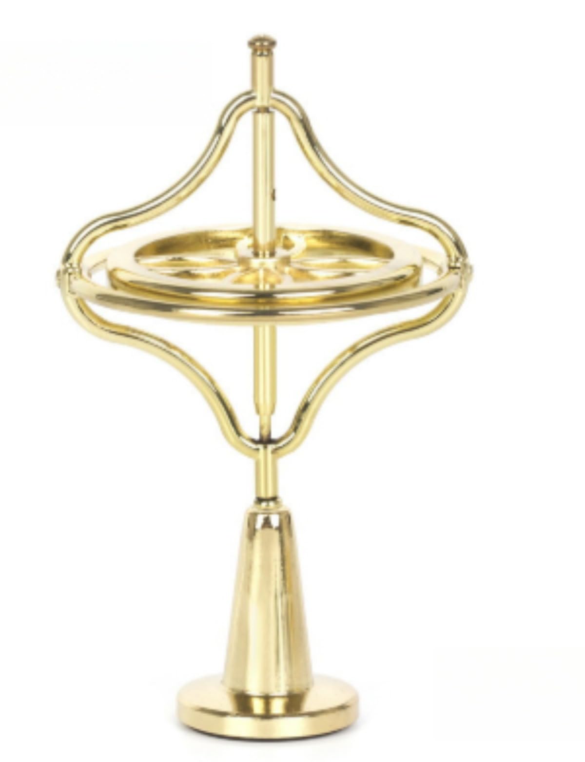 金属機械ジャイロスコープ物理学教授小道具説明ジャイロスコープジャイロおもちゃ金属機械ジャイロスコ..