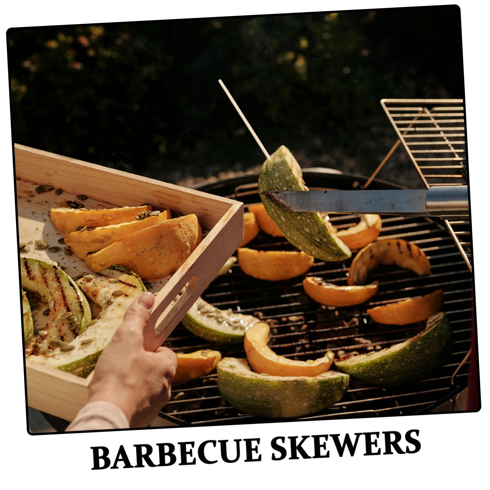 200本入り 竹串パーティー用 スティック 清潔 使い捨て 便利な 廃棄 デリケートな食品も扱いやすい 調..