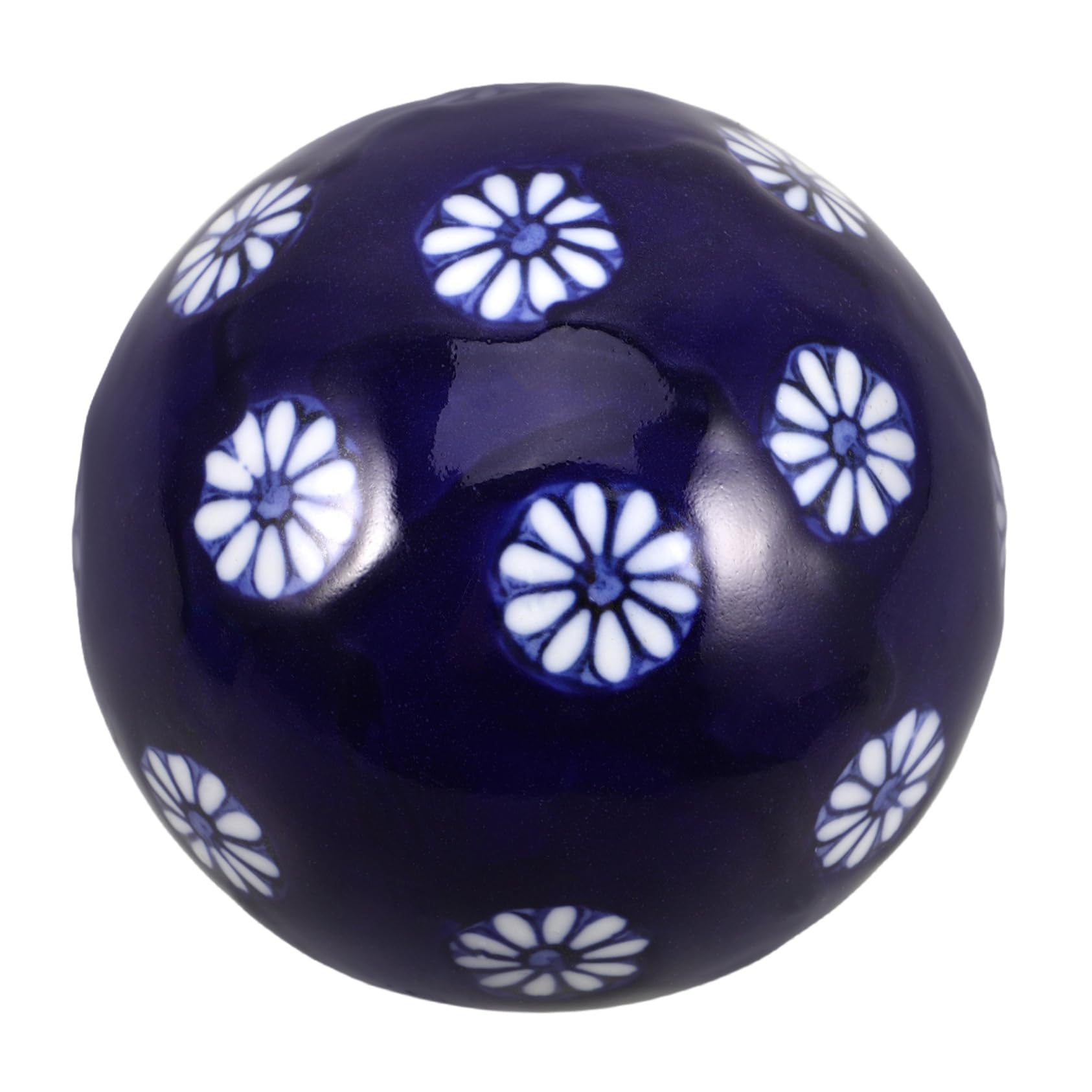 セラミック装飾ボール 陶芸装飾 水族館の浮き玉 水槽の付属品 水槽の水槽の装飾 セラミックボール家の装飾 水族館の装飾 フローティングボールの装飾 庭の装飾 セラ Blue