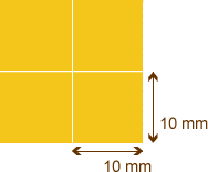 ロール巻 10mm角 220ヶ付 温水用【レビューを書いて下さる方限定で金箔プレゼント...
