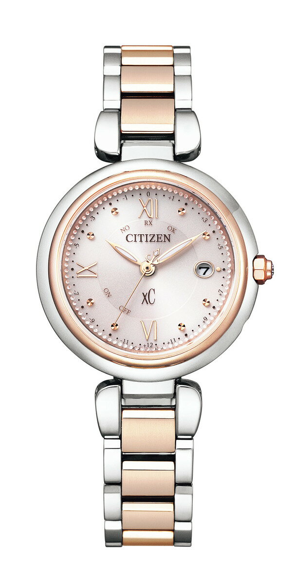 シチズン CITIZEN XC クロスシー 品番:ES9465-50W 電波時計 エコドライブ ソーラー チタン ラボグロウンダイヤモンド付りゅうず