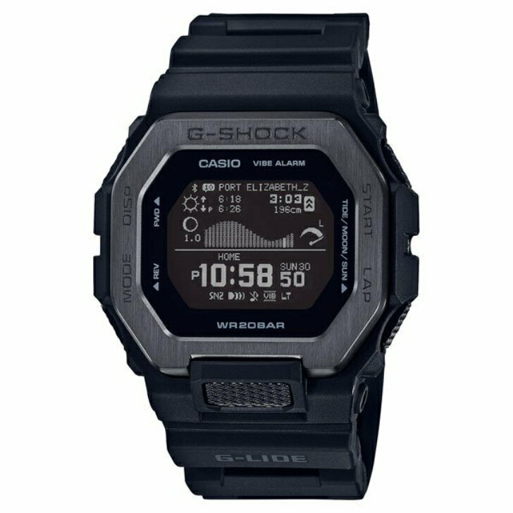 正規品 G-SHOCK Gショック ジーショック G-LIDE オールブラック GBX-100NS-1JF タイドグラフ カシオ 電池式 ブルートゥース Bluetooth デジタル ラッピングサービス 送料無料