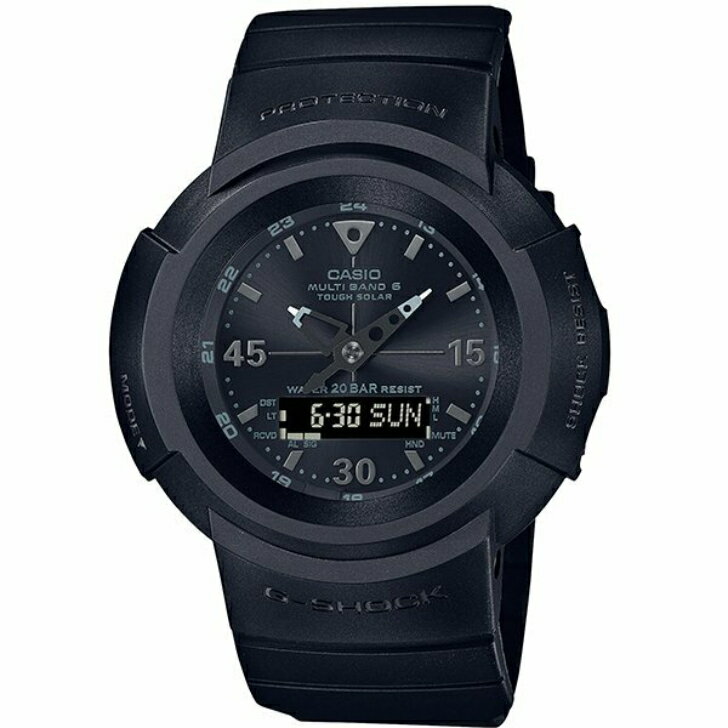 正規品　G-SHOCK G-ショック　ジーショック　AWG-M520BB-1AJF　カシオ　オールブラック　アナデジ　ソーラー　電波時計　20気圧防水　ラッピングサービス