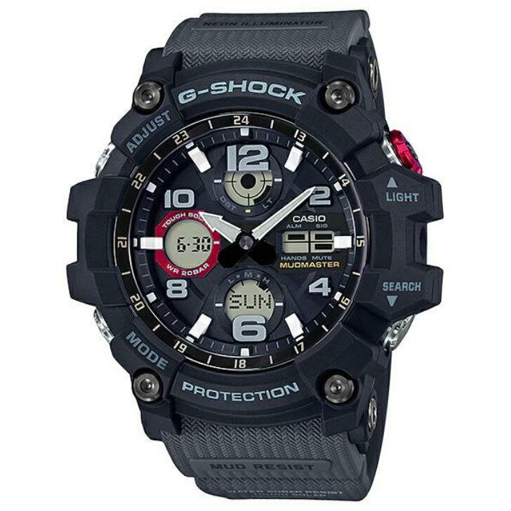 楽天ツキウ時計店正規品　マッドマスター　マスターオブジー　G-SHOCK　GWG-100-1A8JF　ジーショック　カシオ　ソーラー　電波時計　MASTER OF G - LAND　MUDMASTER　ラッピングサービス