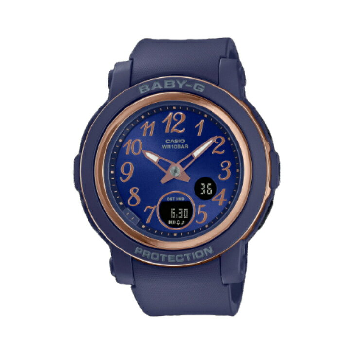 CARTIER - 正規品 　BABY-G ベビージー　BGA-290SA-2AJF スリム　薄型 　ネイビー カシオ　電池式　アナデジ 10気圧防水　ラッピングサービス