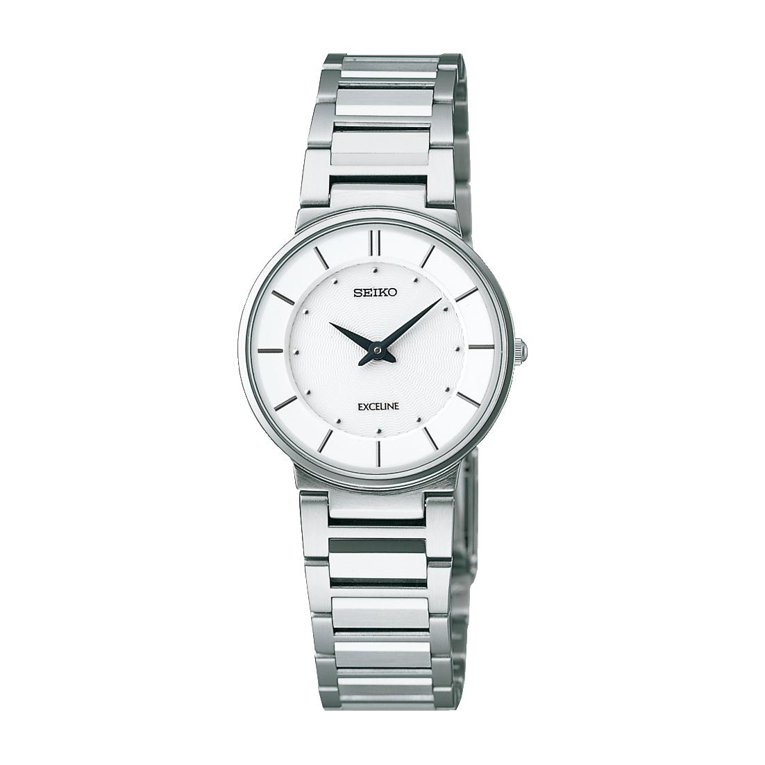 DOLCE & EXCELINE - 国内正規品　SEIKO　セイコー　エクセリーヌ　SWDL147　クオーツ　電池式　年差±10秒　2針　青針　レディース　薄型　ロングセラー　バンド調整サービス　ラッピングサービス