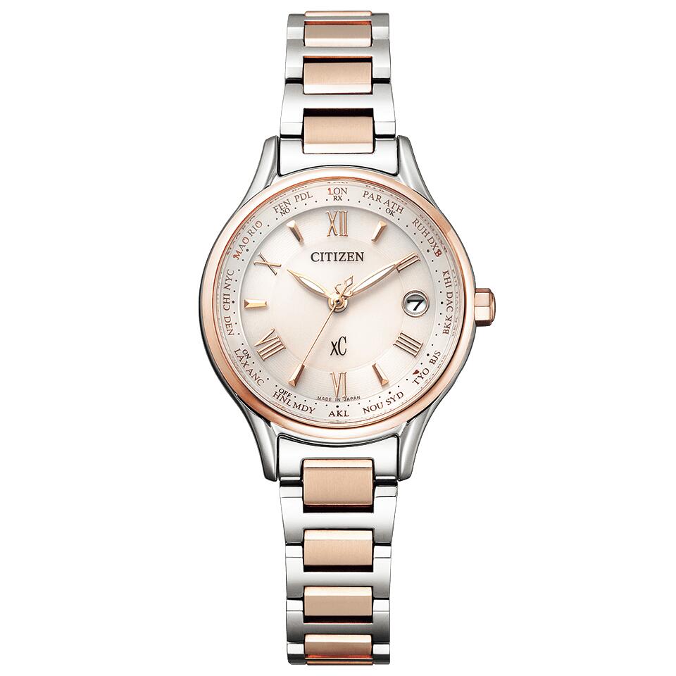 国内正規品　XC　クロスシー　シチズン　CITIZEN　EC1165-51W　電波時計　エコドライブ