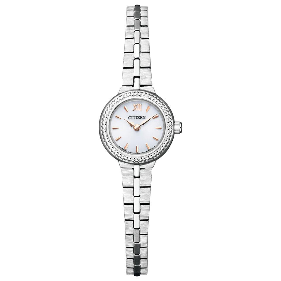 国内正規品 Kii: キー シチズン CITIZEN EG2981-57A エコドライブ ソーラー 小型 シルバー色 最長5年保証 バンド調整サービス ラッピング無料