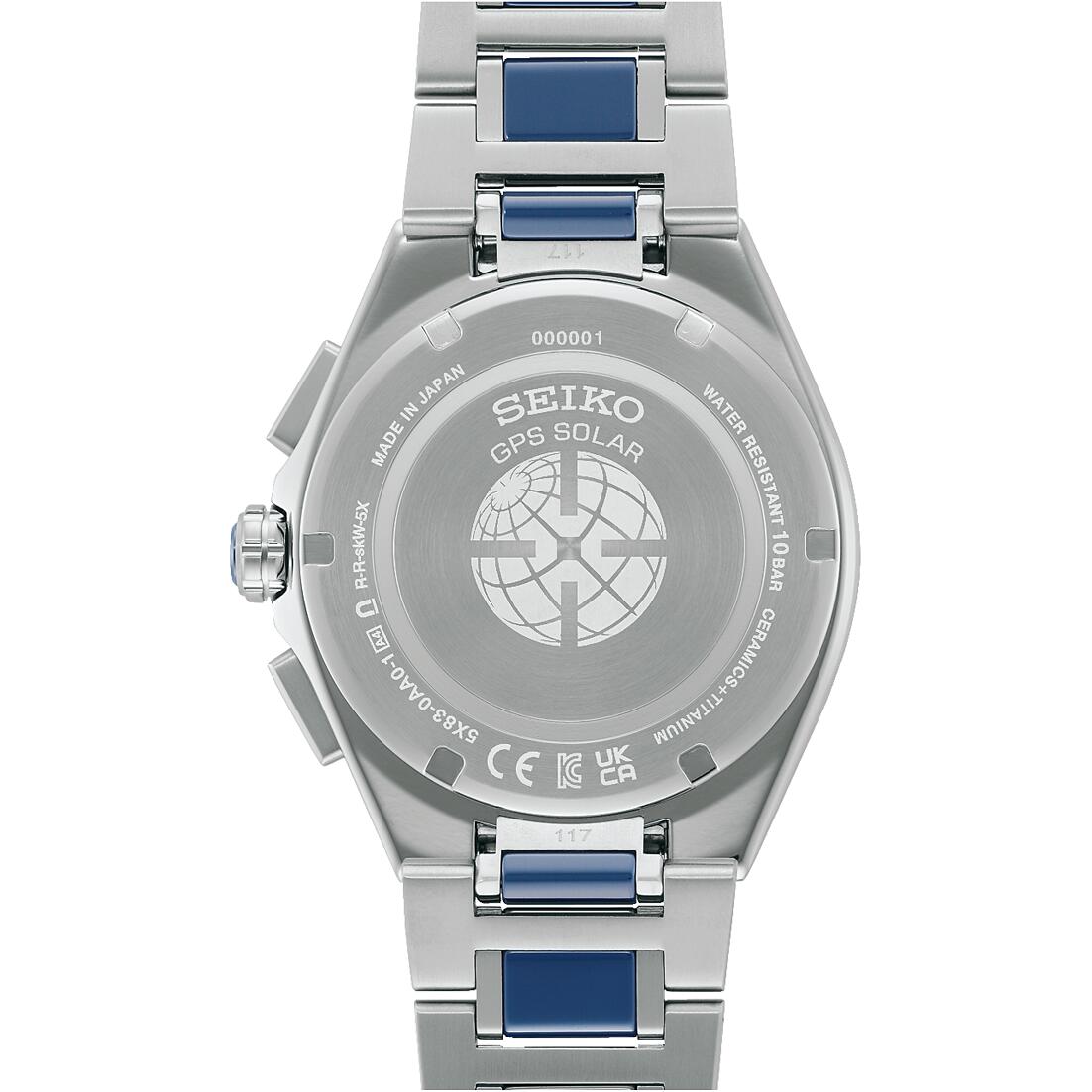 国内正規品　セイコー アストロン Nexter　GPS　ソーラー デュアルタイム・クロノグラフ　SBXC181　ブルーセラミックスベゼル　青文字板　ASTRON　SEIKO チタン　バンド調整サービス　ラッピングサービス