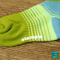 stampleスタンプルスポーツリブショートソックス