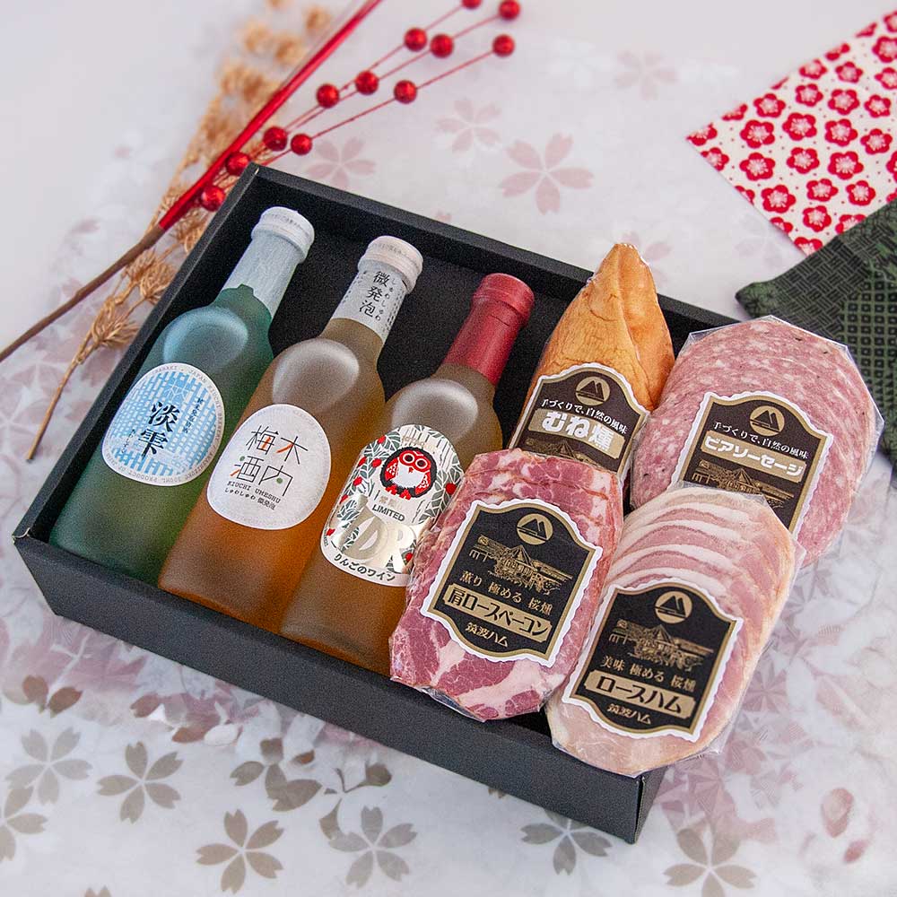 お歳暮 しゅわしゅわ ギフトセット ほしぞら 送料無料 筑波ハム 木内酒造 お酒 発泡酒 おつまみ ギフト..
