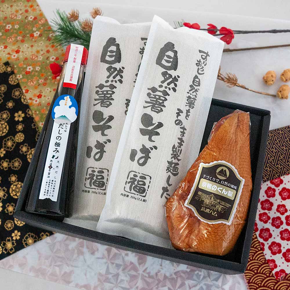 冬のぬくもり鴨そばギフトセット送料...