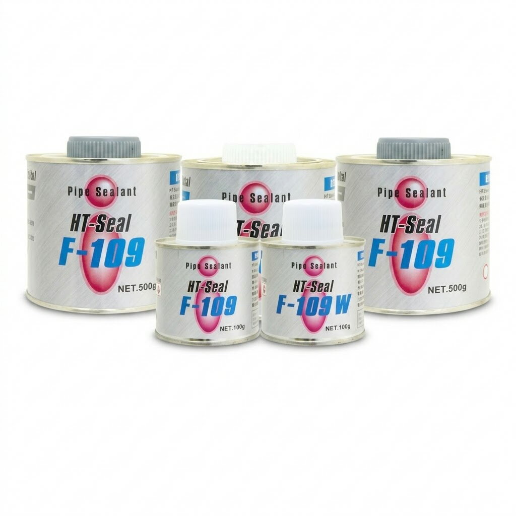 F-109 水道用ライニング鋼管用 鉄管用液状防食シール剤 100g グレー 1缶