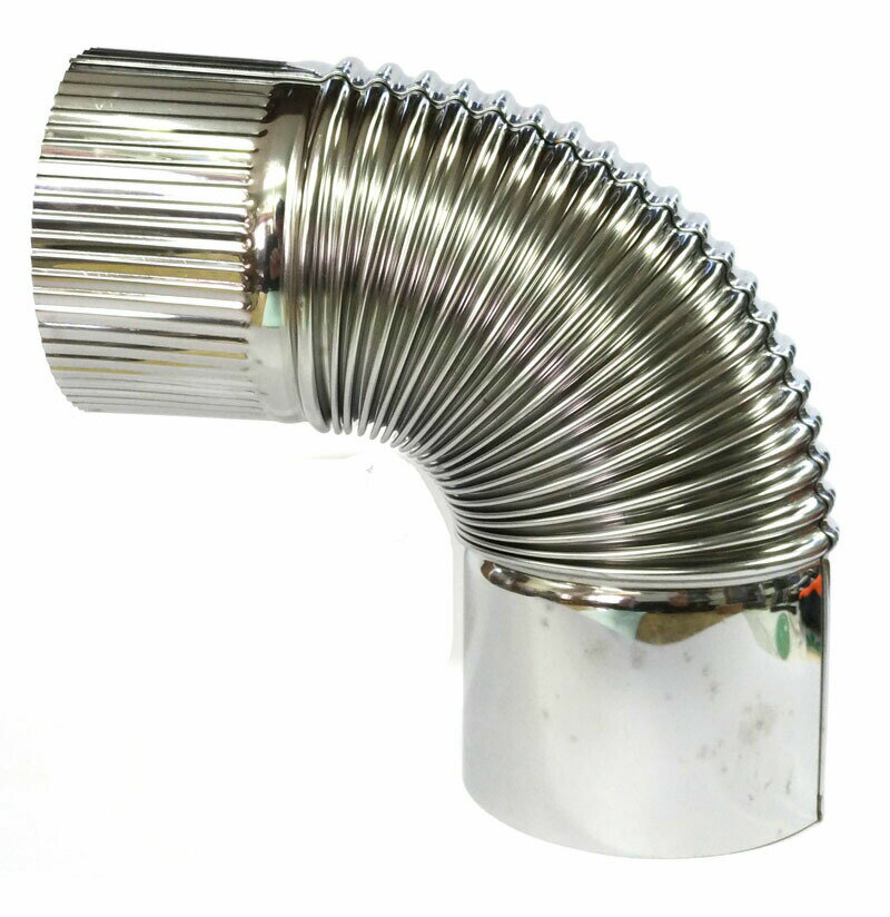 ステンレス排気筒 エビ曲がり(L型) φ120