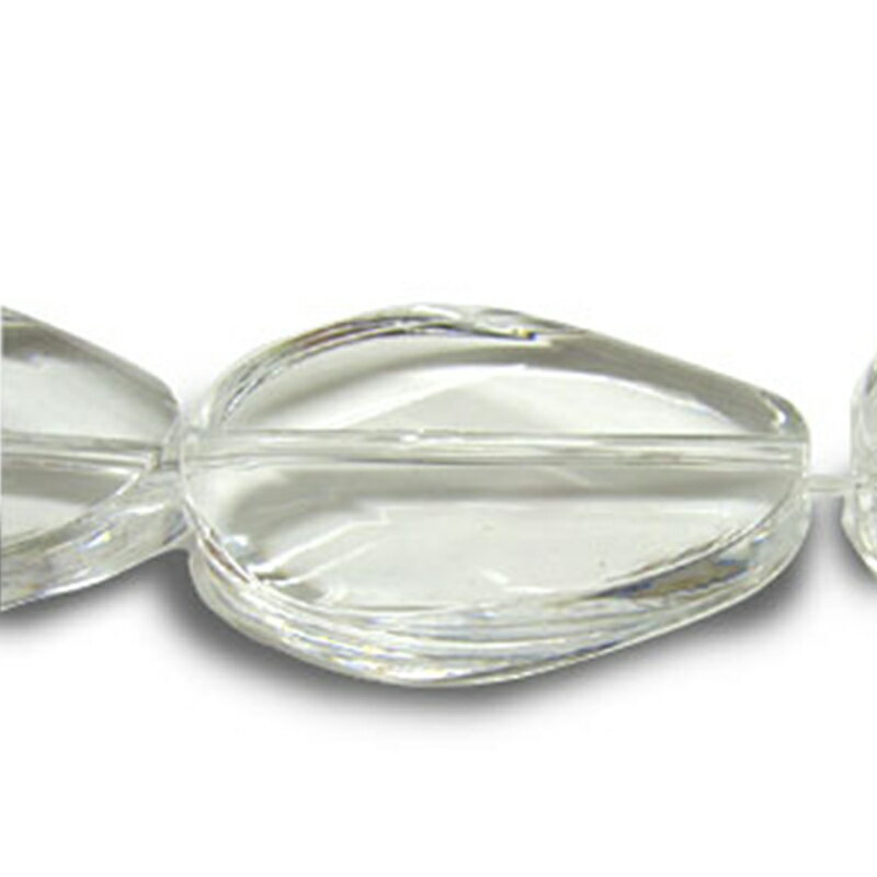 アクリル(通し穴) ACL889 約30×30mm クリア 3個 ビーズ 穴あき アクリル製 パーツ素材 軽量 丸ビーズ ハンドメイドパーツ ハンドメイド資材