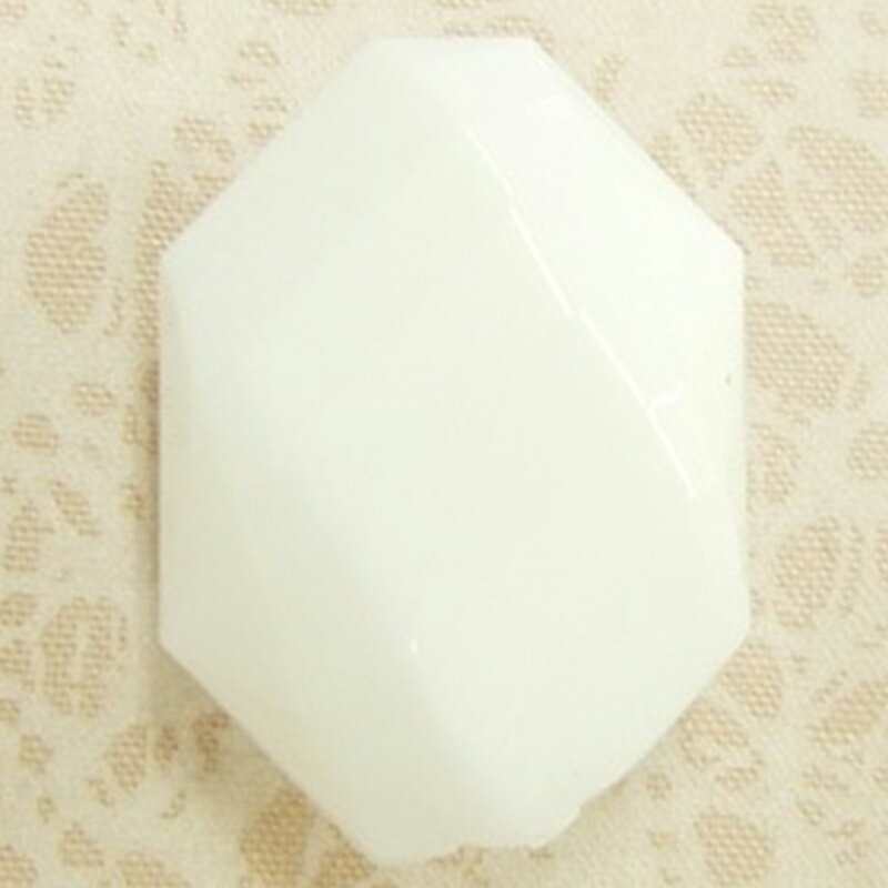 アクリル(通し穴) ACL1011 約22×16mm 太白 4個 カット入り ビーズ 穴あき アクリル製 パーツ素材 軽量 ハンドメイドパーツ ハンドメイド資材
