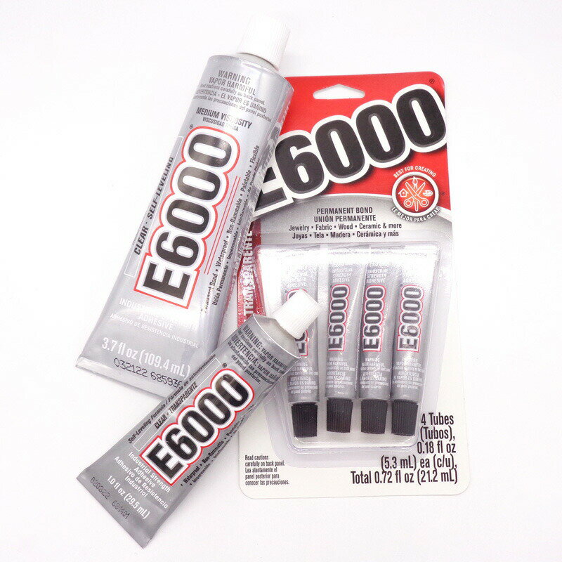 【ミニサイズ4本入】ビーズスミス E6006 シリコンボンド セット 5.3mlx4 1セット ボンド グルー 多用途 強力 デコ ハンドメイド 手芸 アクセサリー ジュエリー 製作 クラフト 道具 工具