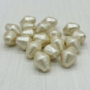 コットンパール 変形 通し穴 コマ キスカ 小袋 両穴 日本製 正規品 パール 軽い クラフト ハンドメイド ハンドメイドアクセサリー