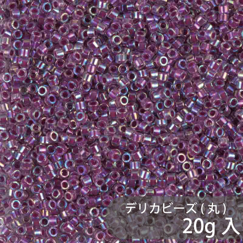 【サイズ】11/0外径：約1.6mm 穴の大きさ：約0.8mm 入数：20g(約4000粒) 糸が通りやすいよう穴が大きめであり、ガラスの部分が薄く軽いビーズです。 ビーズ織り・ビーズステッチに適しています。 ※製造ロットにより、同じ品番で...