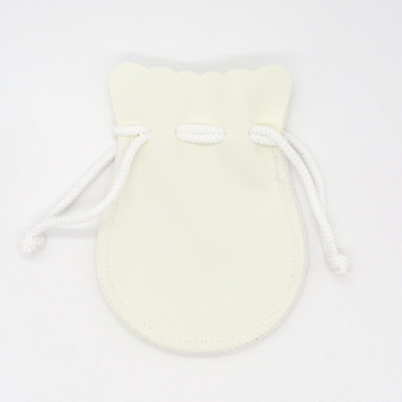 巾着ポーチ(大) 4008 98×120mm ホワイト 1個