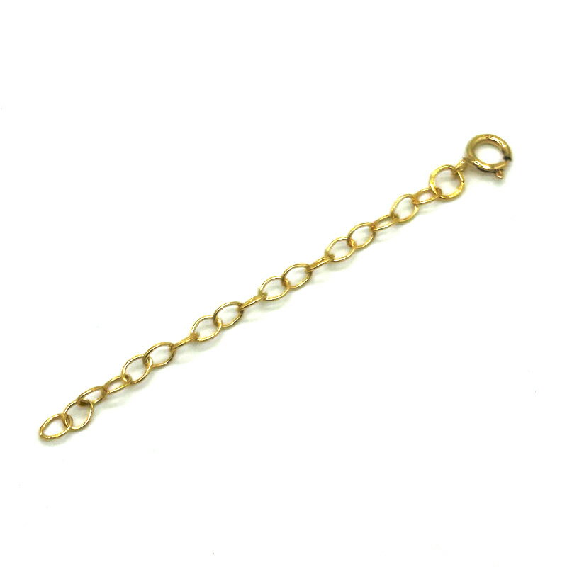 Rakuten - K14 ゴールドフィルド アジャスター 引き輪付き 4012546X2SR 全長約50mm 1個 留め具 基礎パーツ 基本パーツ